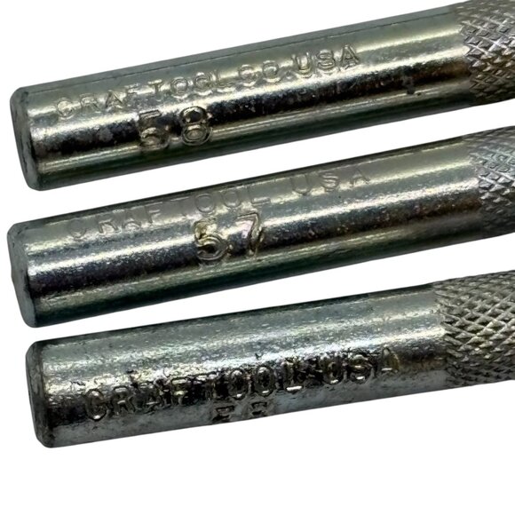 Craftool & General USA Leatherworking Tools Set Of 6 - Picture 5 of 5